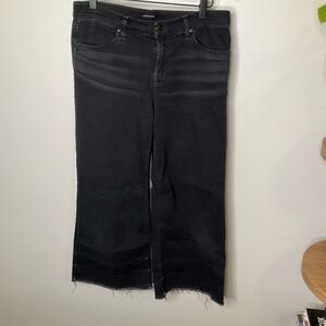 J Brand Wide Leg Cropped Jeans